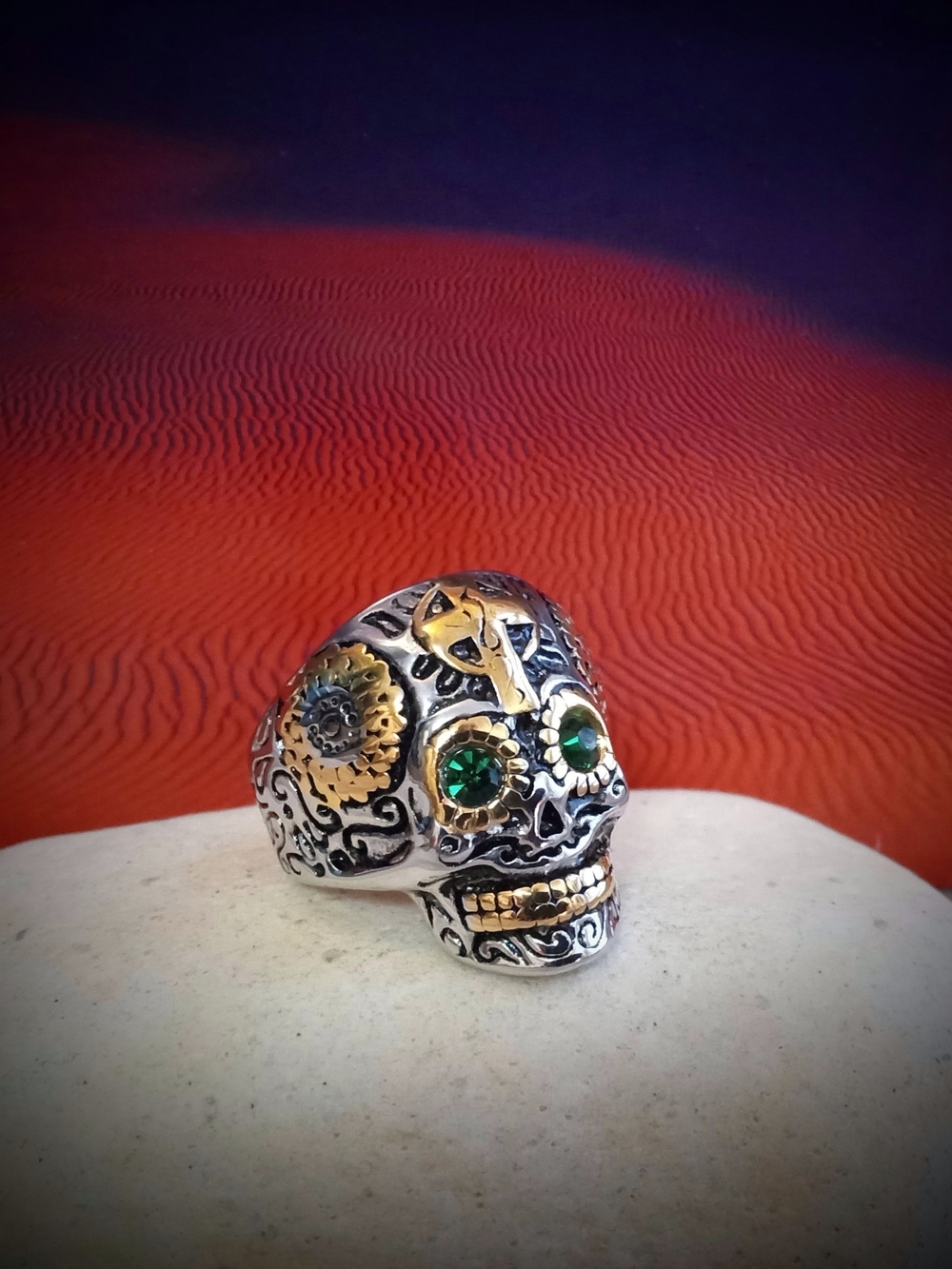 WitchDoctor New Orleans Triple Cast VooDoo Spell ~ Magick Ring ~ Sugar Skull